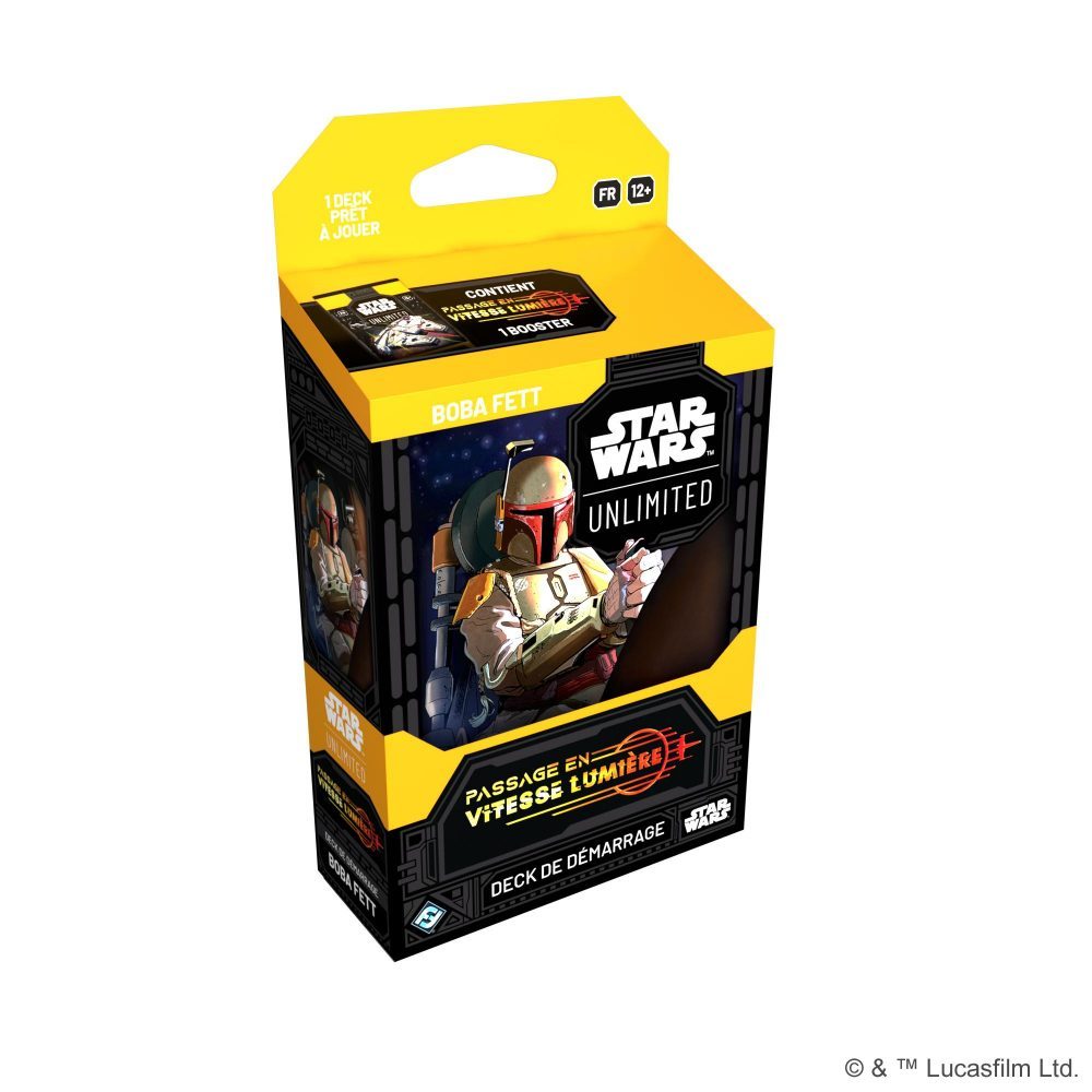 Deck de Démarrage - Star Wars Unlimited -Passage en Vitesse Lumière - Boba Fett