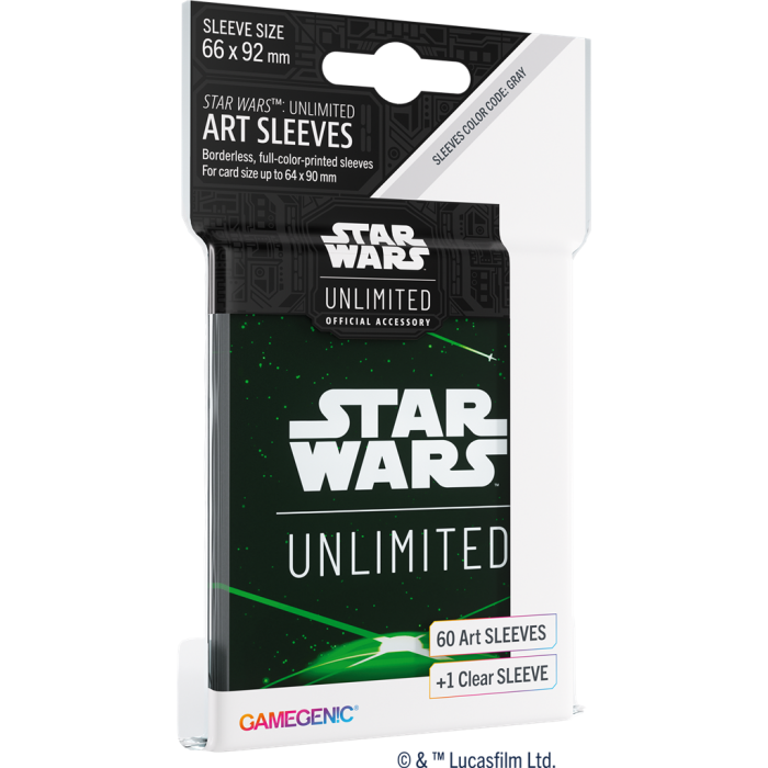 Protèges cartes - Star Wars Unlimited - Art Sleeves : Card Back Green