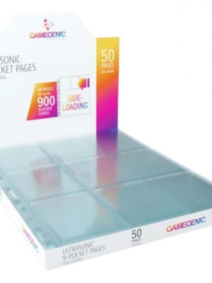 Pack de 50 Feuilles De Classeur - Ultrasonic - 9 Cases - Sideload  - Transparent