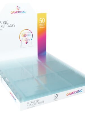 Pack de 50 Feuilles De Classeur - Ultrasonic - 9 Cases - Topload - Transparent