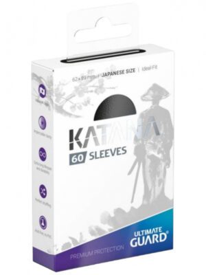 Protèges cartes - 60 sleeves Japanese KATANA Noir - Ultimate Guard