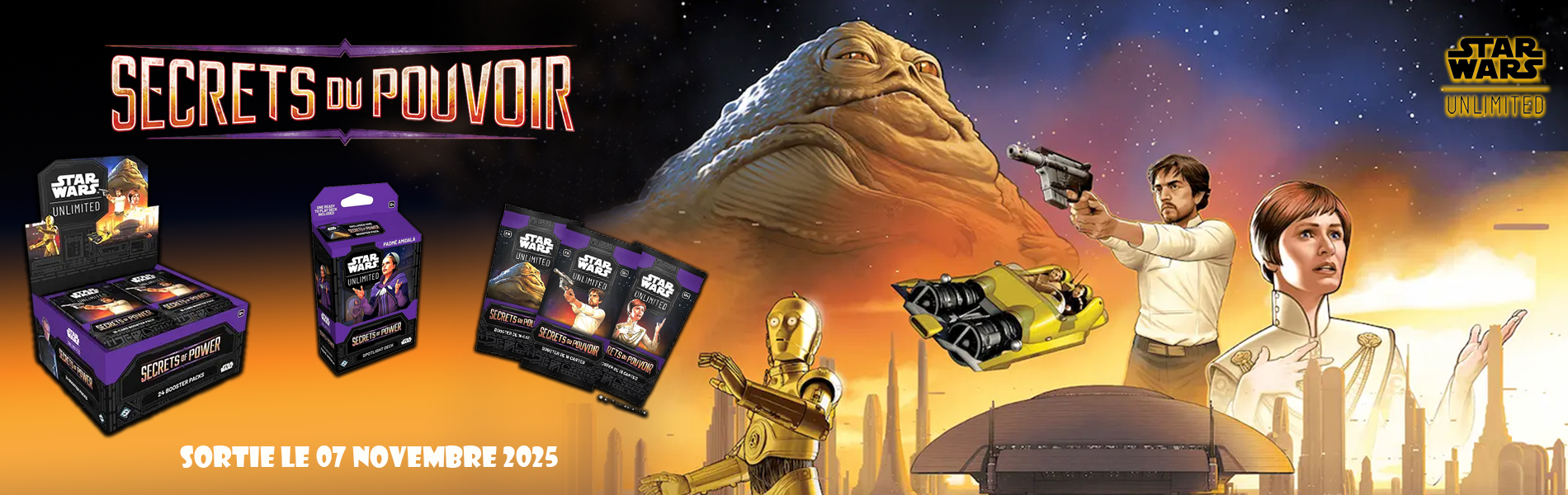 BANNIERE STAR WARS SECRET DU POUVOIR