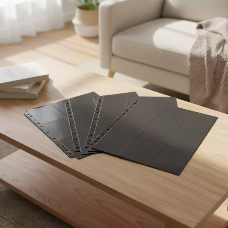 Pack de 10 Feuilles De Classeur Noir- 9 Cases Sideload - Konix – Image 2