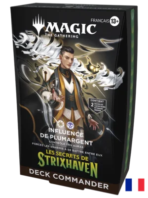 Deck Commander - MTG -  Les Secrets de Strixhaven - Influence de Plumargent  "PRÉCO" Date limite 17.04.2026