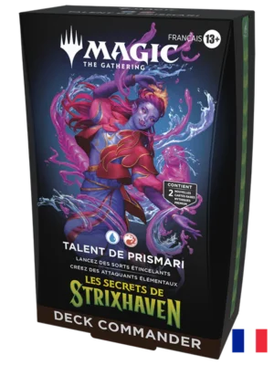 Deck Commander - MTG - Les Secrets de Strixhaven - Talent de Prismari "PRÉCO" Date limite 17.04.2026
