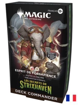 Deck Commander - MTG -  Les Secrets de Strixhaven - Esprit de Forsapience  "PRÉCO" Date limite 17.04.2026