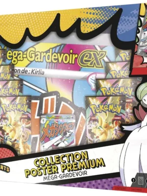 Coffret 10 Boosters - ME2.5 : Méga-Évolution - Héros Transcendants - Collection Poster Premium : Méga-Gardevoir