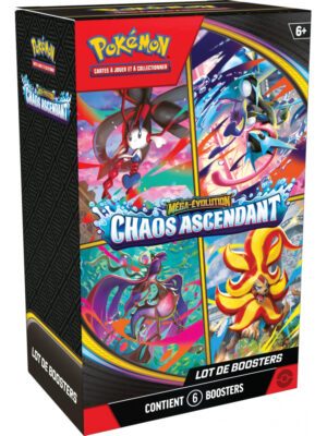 Bundle 6 Boosters - Pokémon - ME04 Méga-Évolution - Chaos Ascendant