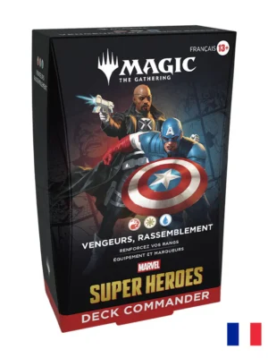 Deck Commander  - MTG - Marvel Super Heroes - Vengeurs, Rassemblement "FR"  "PRÉCO" Date limite 19.06.2026