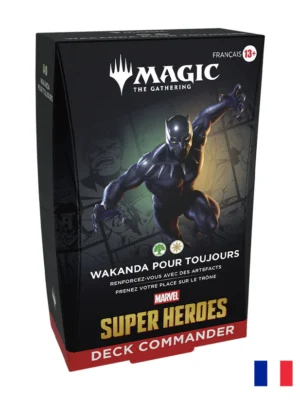 Deck Commander  - MTG - Marvel Super Heroes - Wakanda Pour Toujours "FR"  "PRÉCO" Date limite 19.06.2026