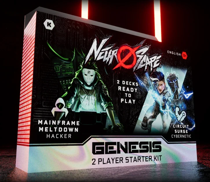 Decks de démarrage pour 2 joueurs - Neuroscape TCG - Genesis Unlimited -"ENG"