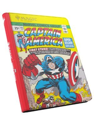 Portfolio - MTG - 18-Pocket Zip-Up Side-loading Marvel Super Heroes - Captain America / Black Panther